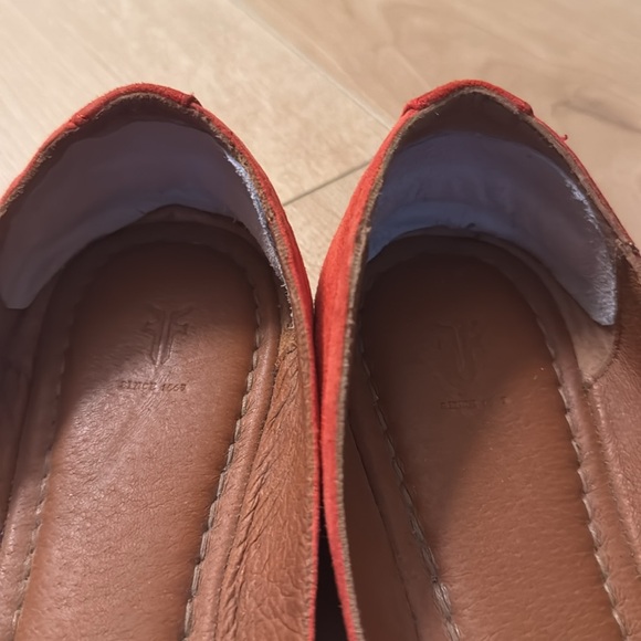 Frye Red-Orange Ballet Flats size 9 - Picture 4 of 5